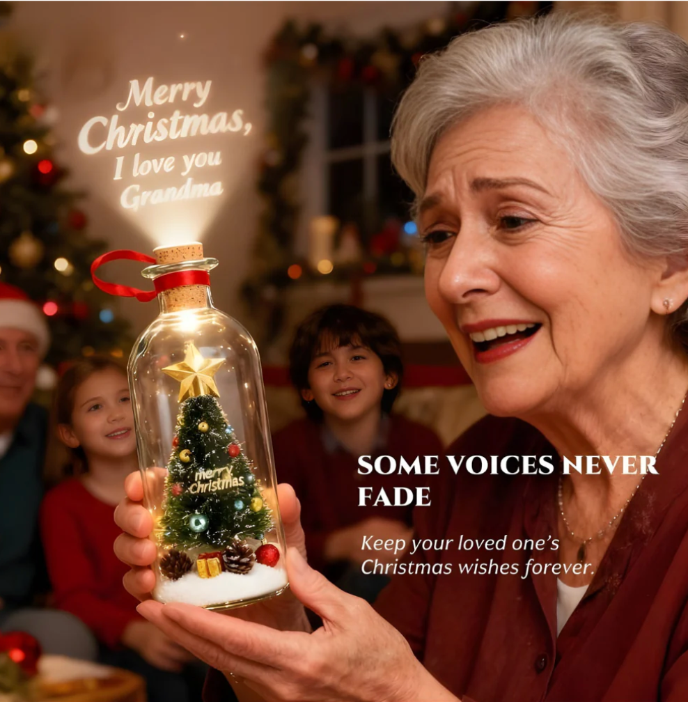 Christmas Voice Wish Bottle